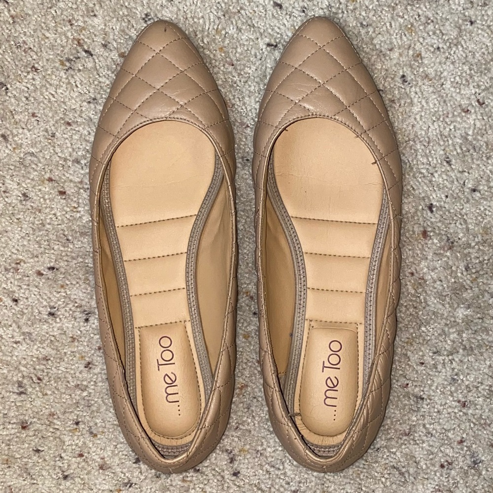 Me Too tan flats